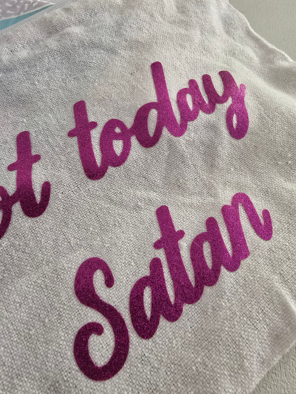 Pochette "Not today Satan"