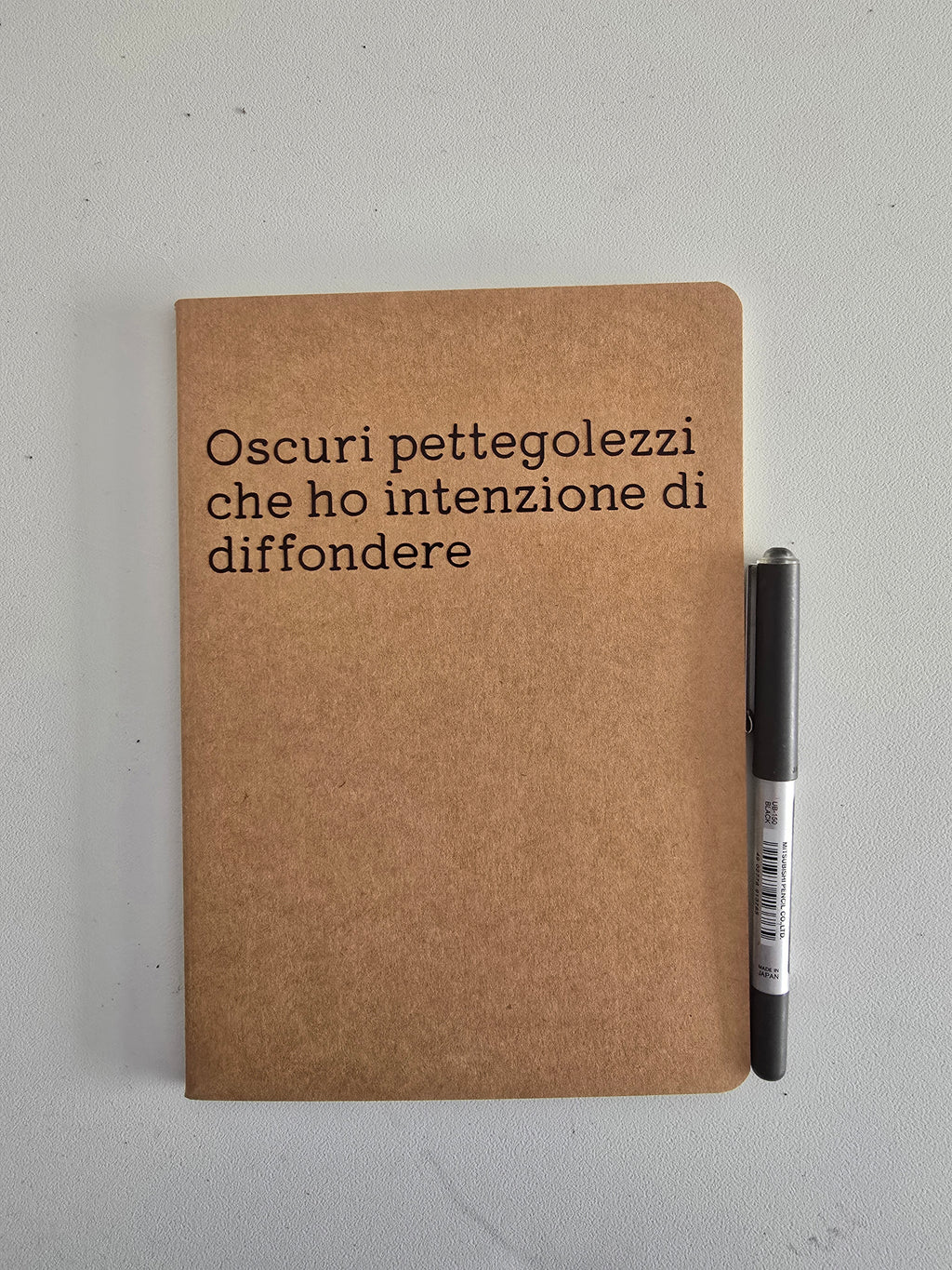 Quaderno A5 "Oscuri pettegolezzi che ho intenzione di diffondere"