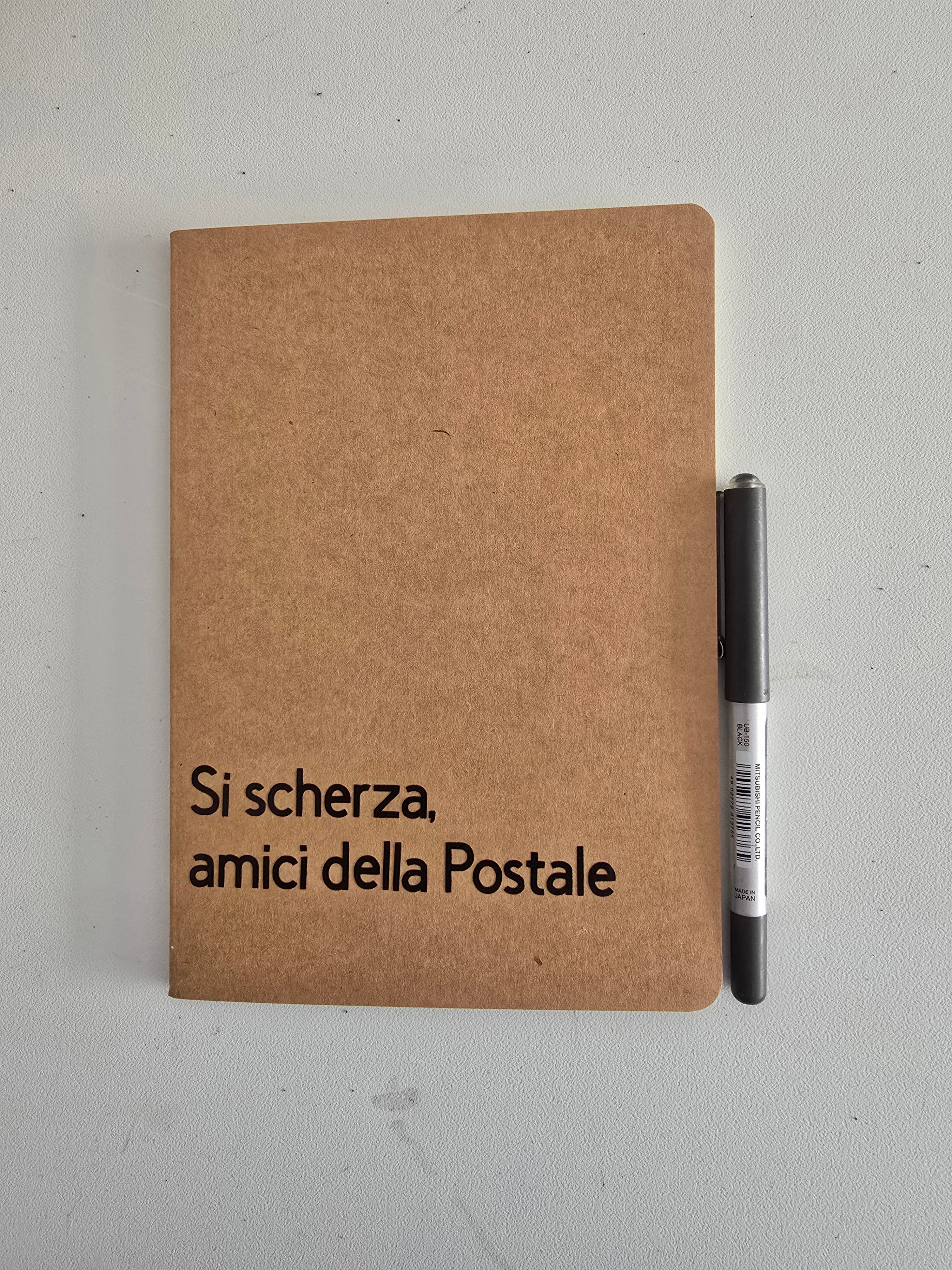 Quadernino A5 "Si scherza, amici della Postale"