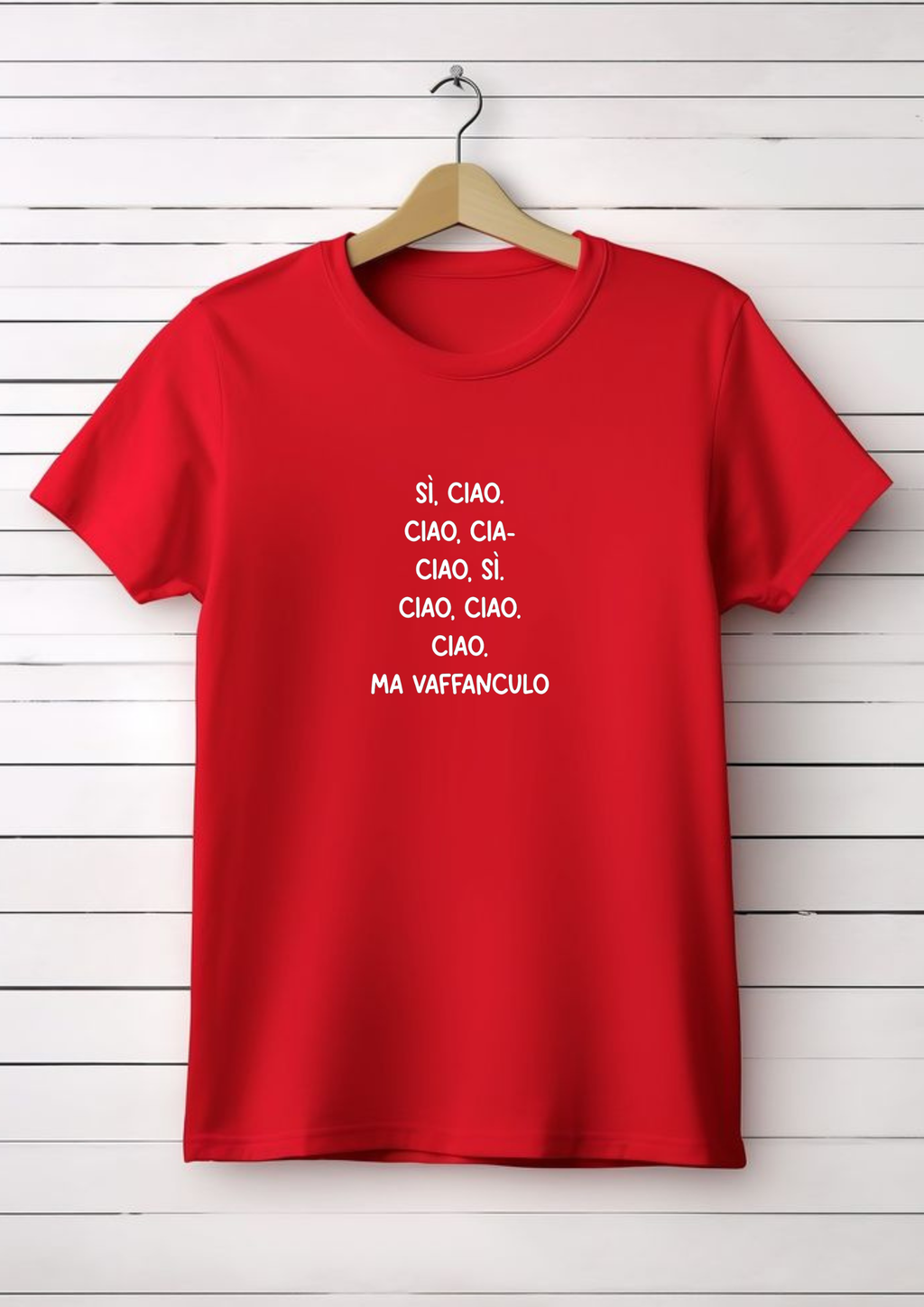 T-shirt e felpa "Si, ciao, ciao. Ma vaffanculo"