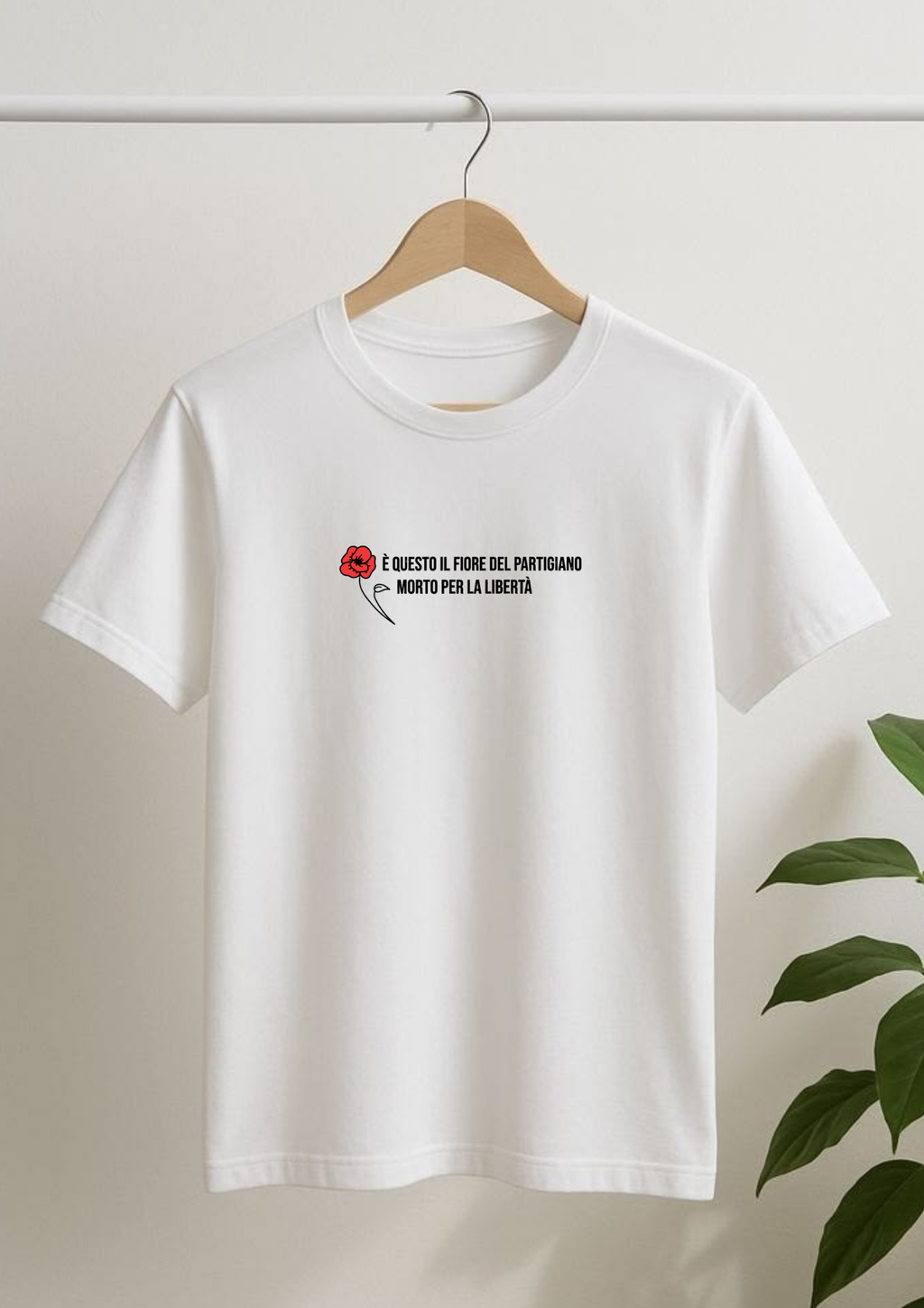 T-shirt e felpa "Fiore del partigiano"
