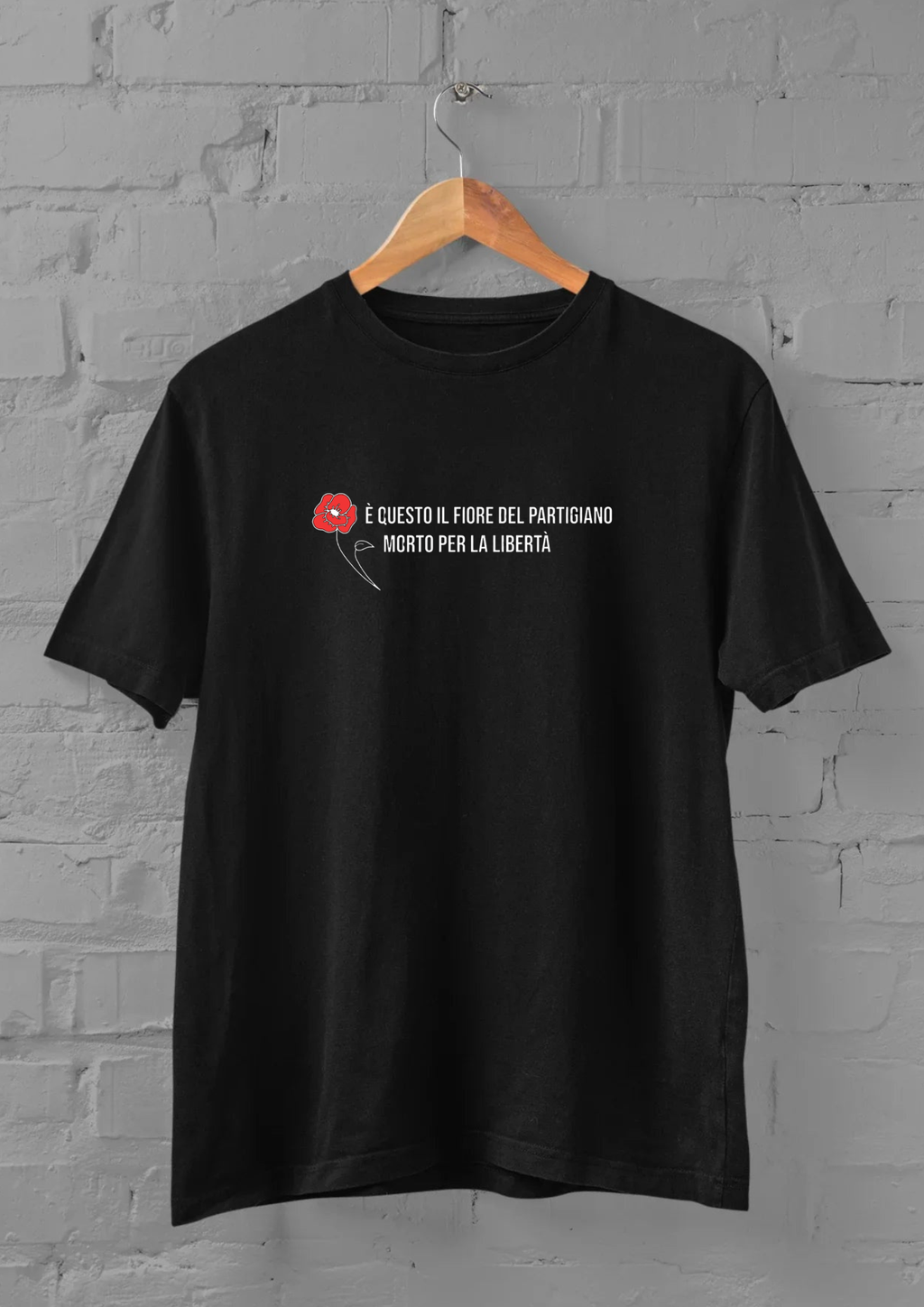 T-shirt e felpa "Fiore del partigiano"