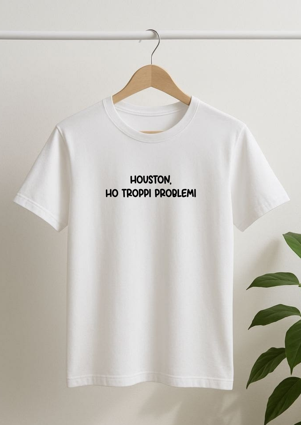 T-shirt e felpa "Houston, ho troppi problemi"