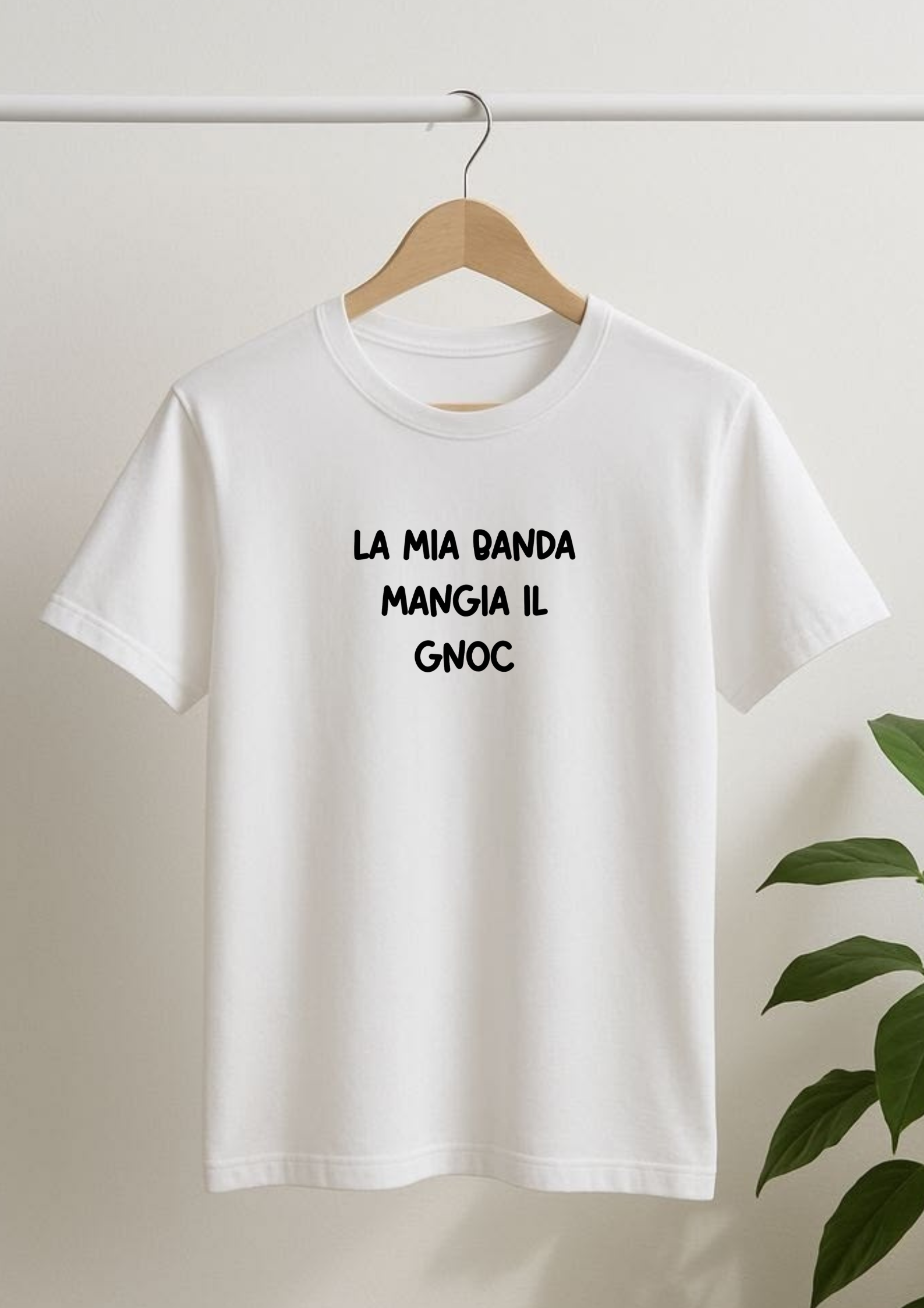 T-shirt e felpa "La mia banda mangia il gnoc"