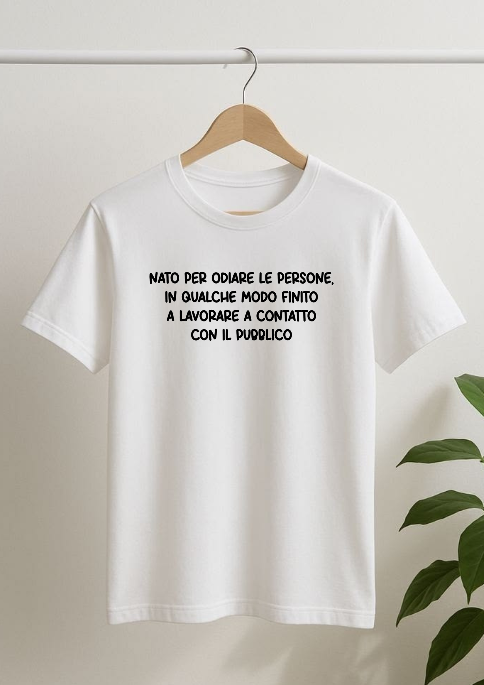 T-shirt e felpa "Lavorare a contatto con il pubblico"
