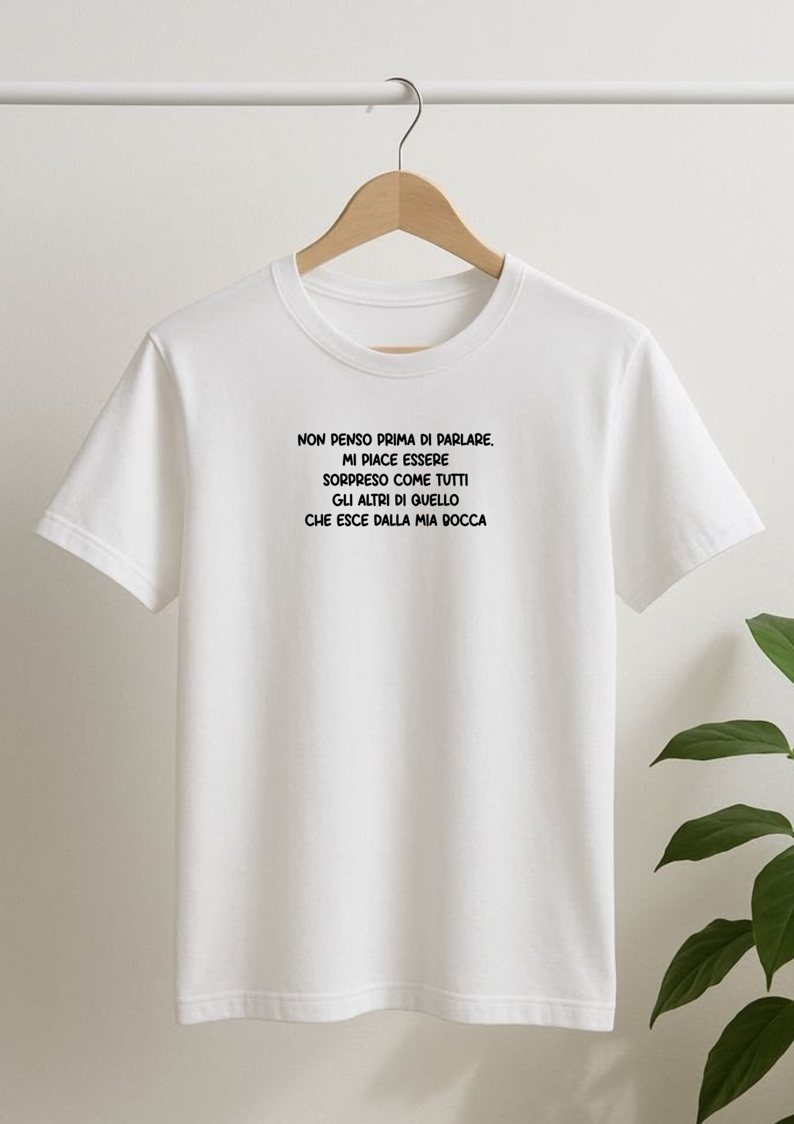 T-shirt e felpa "Non penso prima di parlare"