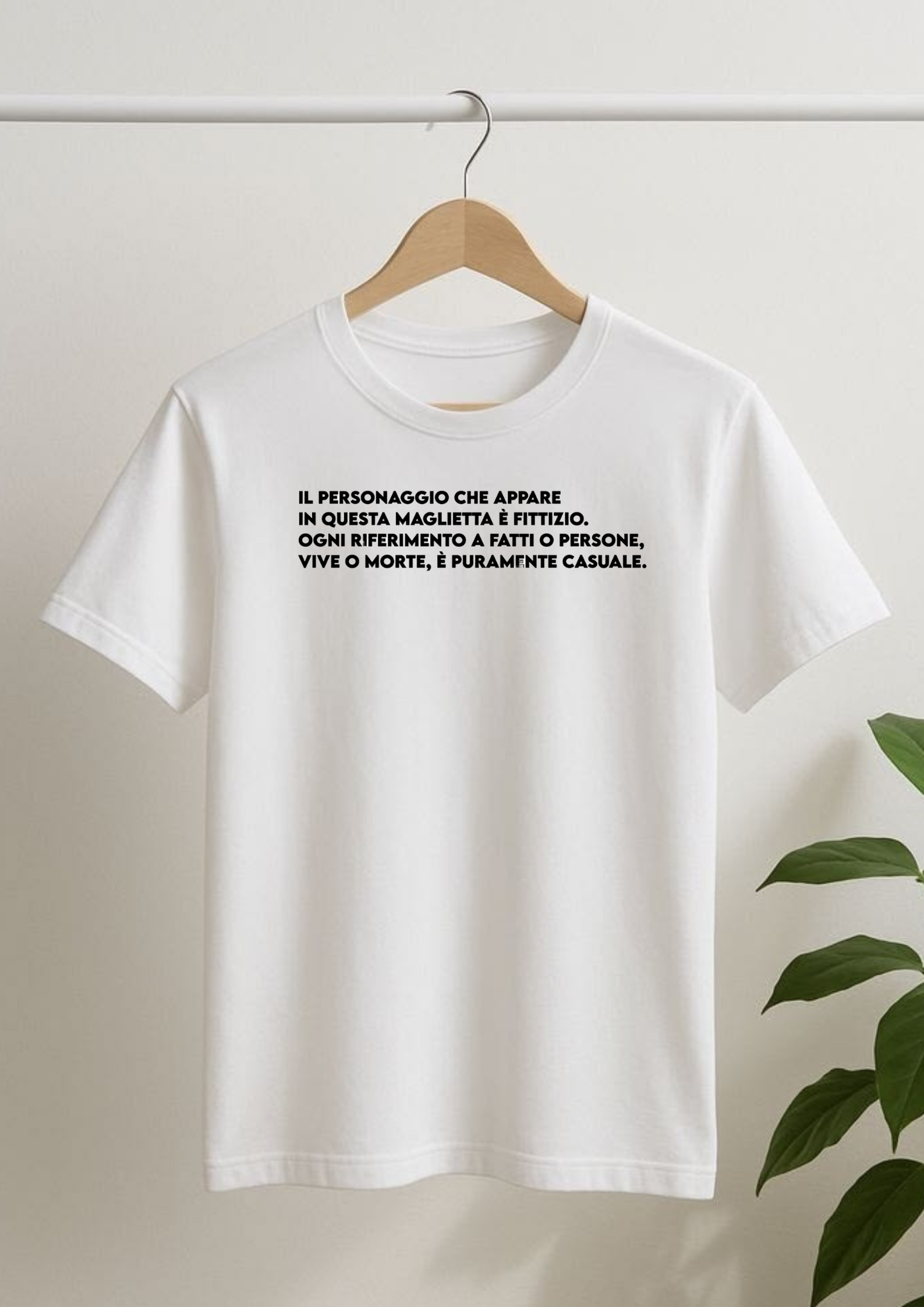 T-shirt "Personaggio fittizio"