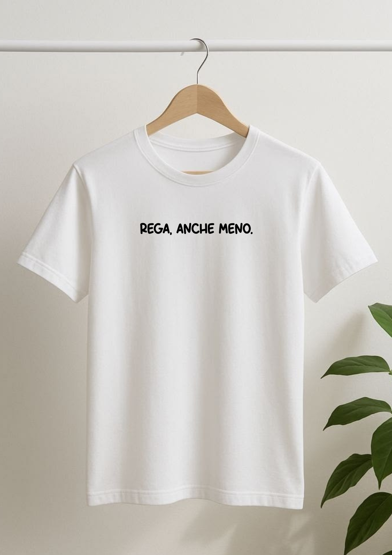 T-shirt e felpa "Rega, anche meno."