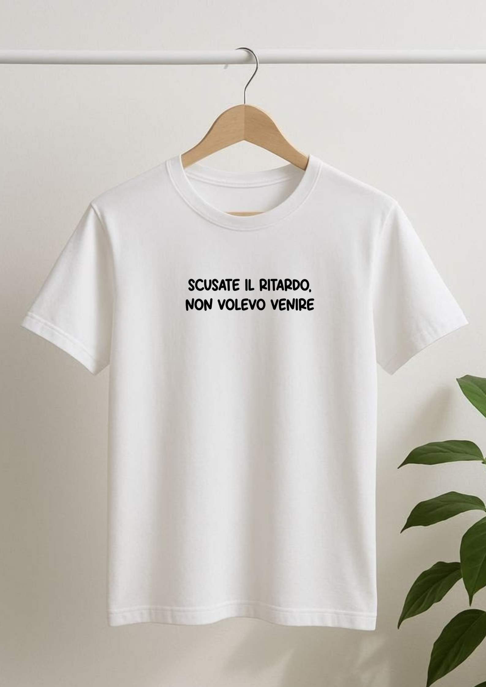 T-shirt e felpa "Scusate il ritardo"