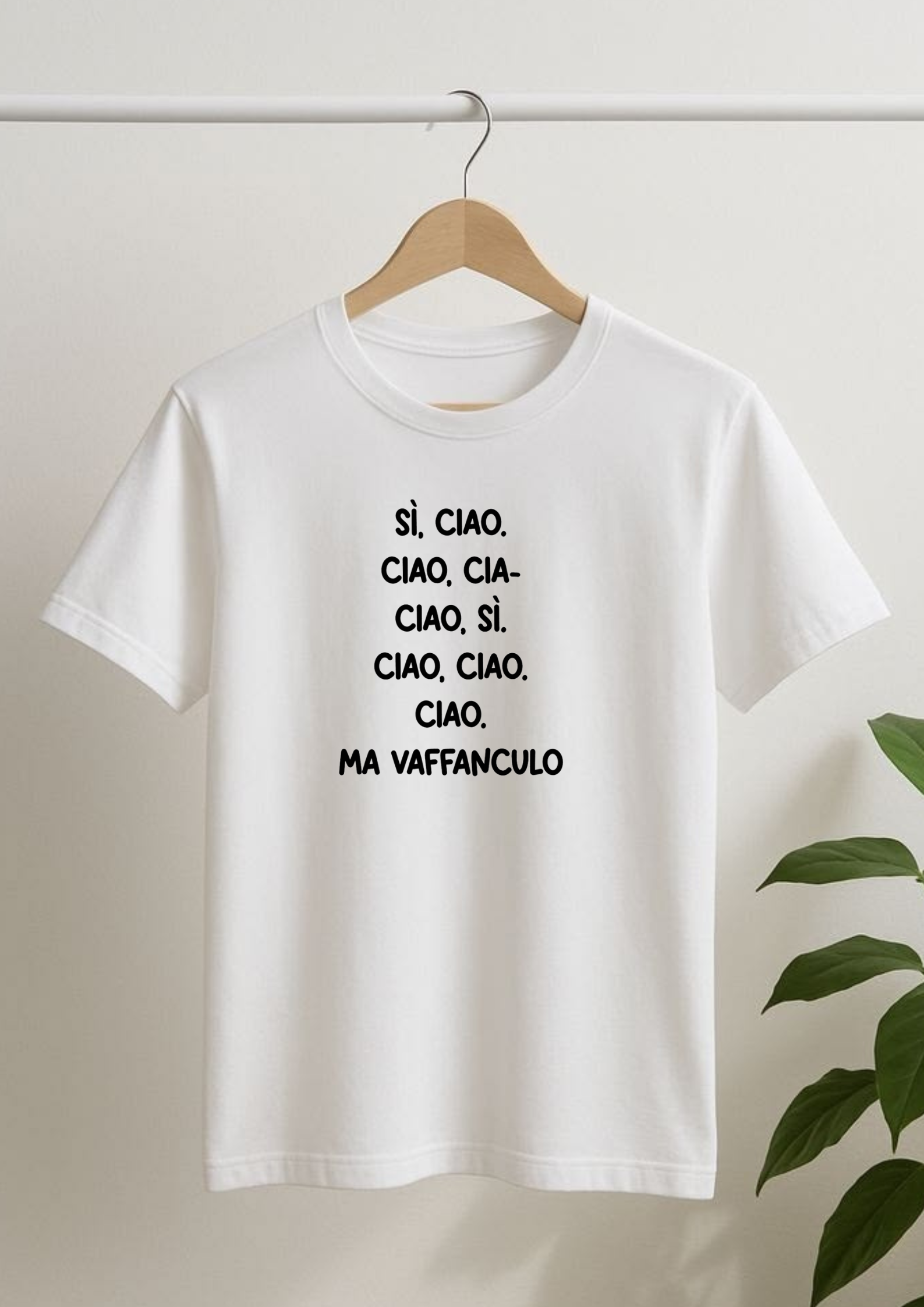T-shirt e felpa "Si, ciao, ciao. Ma vaffanculo"