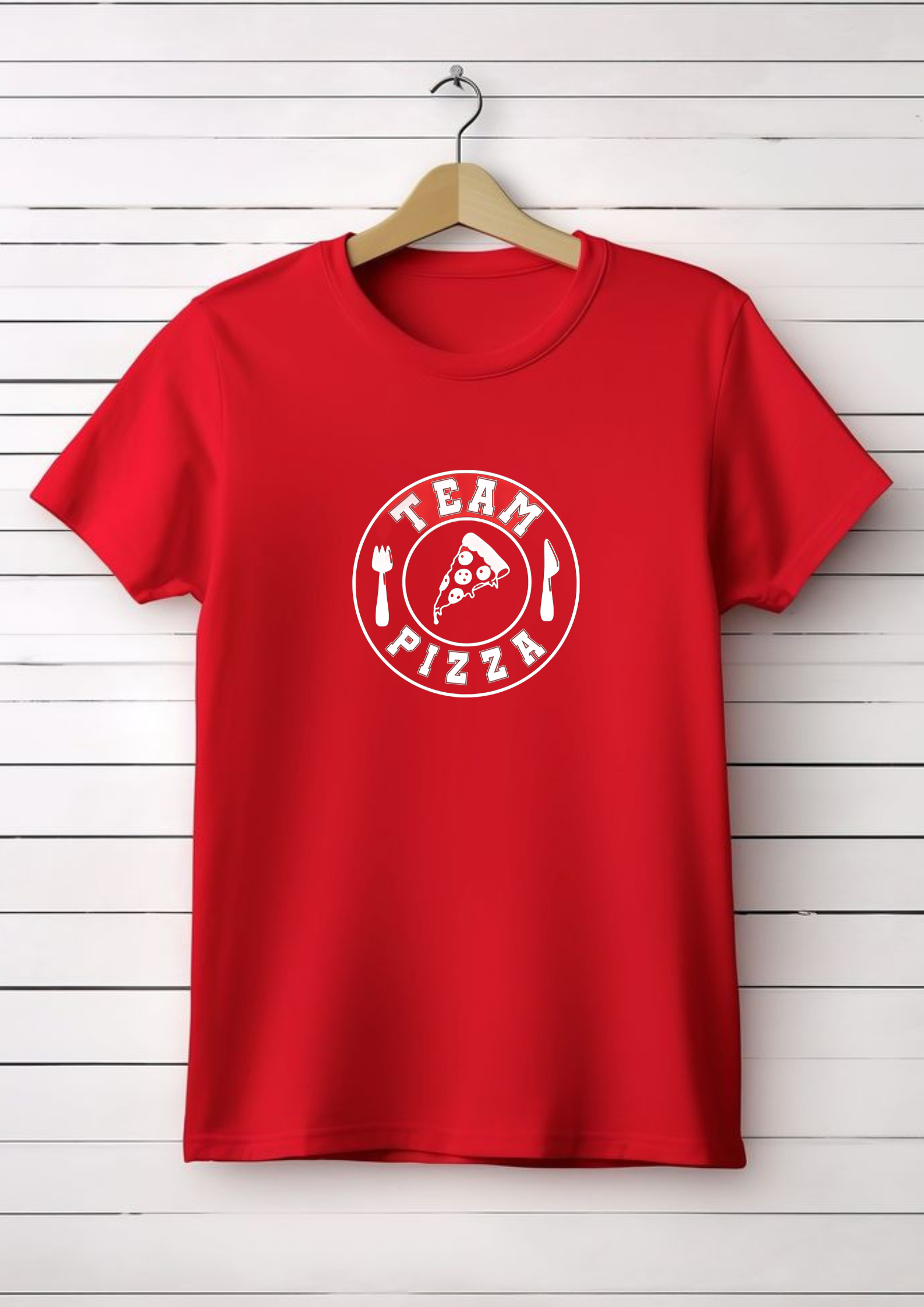 T-shirt e felpa "Team pizza"